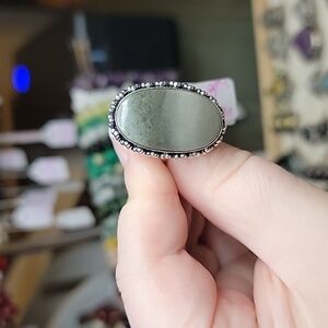 Nephrite Ring Size 8